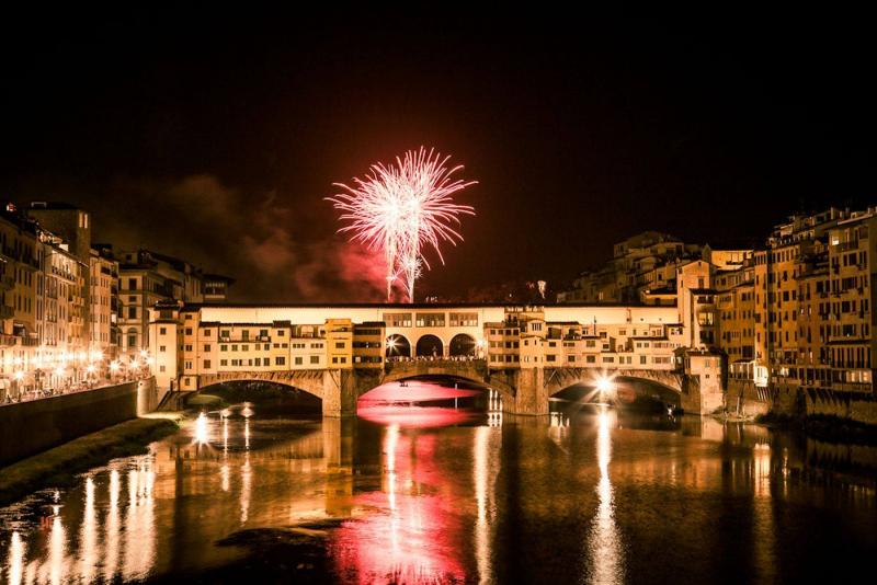 Festa del Patrono fuochi d'artificio! Hotel Fortezza Firenze